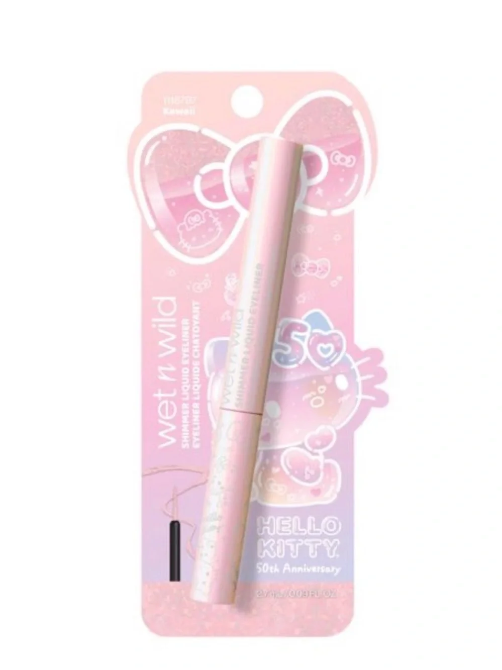 wet n wild Hello Kitty Shimmer Liquid Eyeliner - Pink